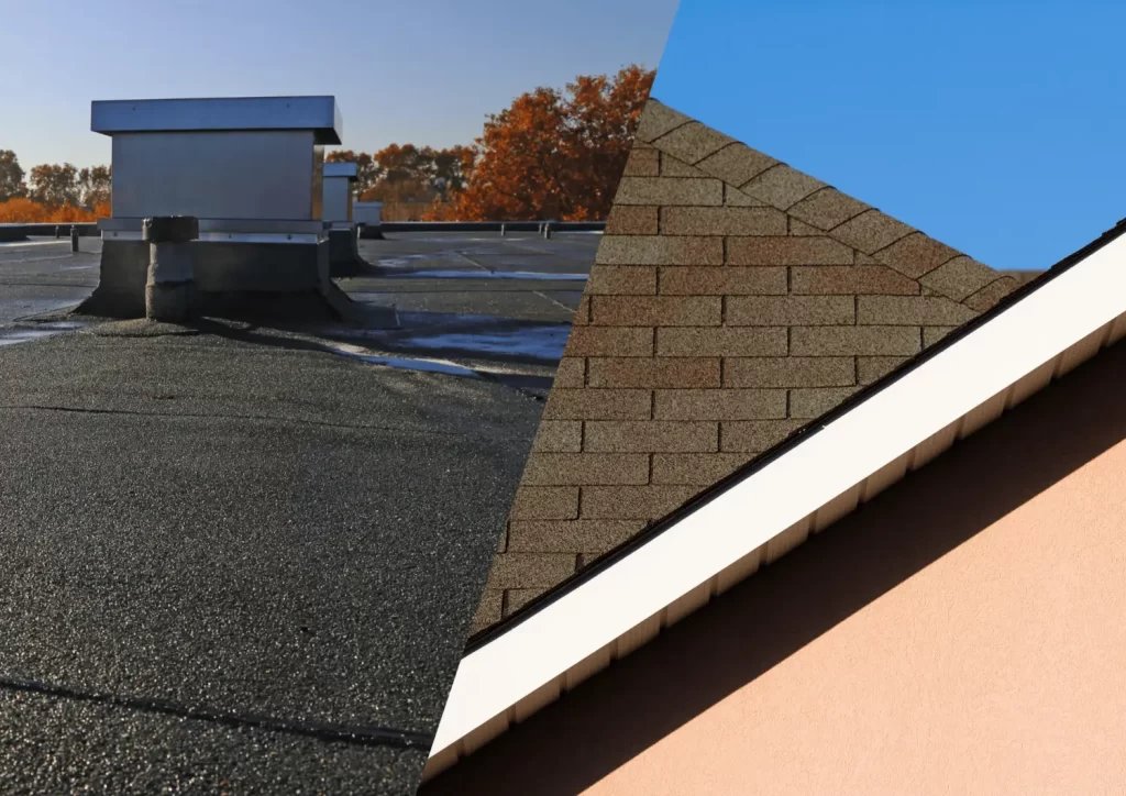 Flat-Roof-Pitched-Roof