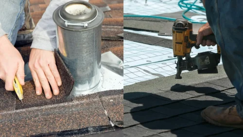 Roof repair and replacement comparison in Springdale